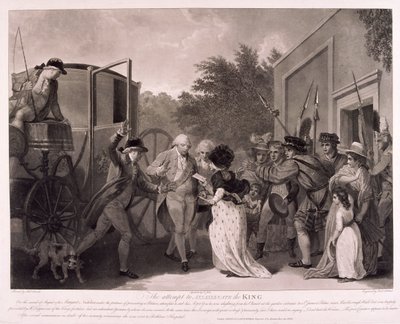 Attentat auf König George III. von Francis Jukes