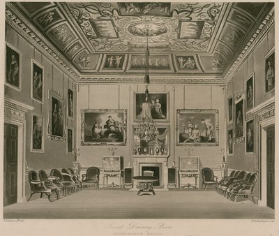 Zweiter Salon, Buckingham House von Francis Phillip Stephanoff