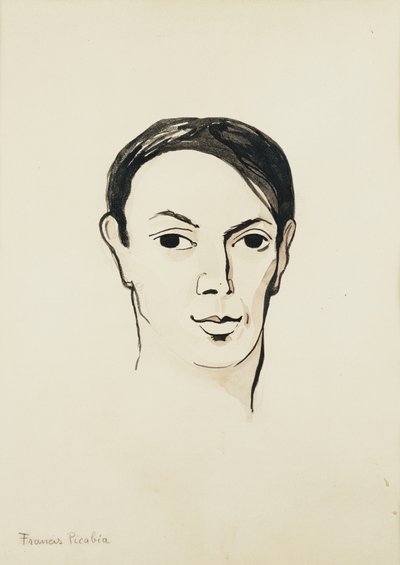 Porträt von Pablo Picasso von Francis Picabia