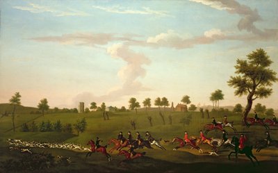 Jagdszene: Volle Jagd von Francis Sartorius