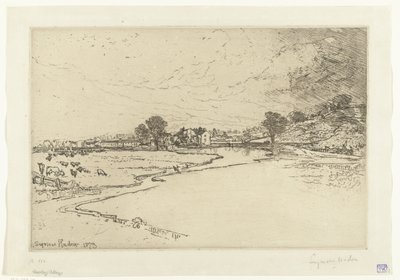 Abtei von Sawley von Francis Seymour Haden (Sir) (signed by artist)