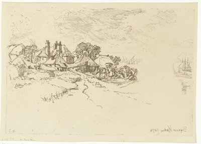 Der Bauernhof in Essex von Francis Seymour Haden (Sir) (signed by artist)