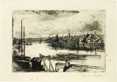 Battersea Reach von Francis Seymour Haden