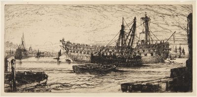 Abwrackung der „Agamemnon“ von Francis Seymour Haden