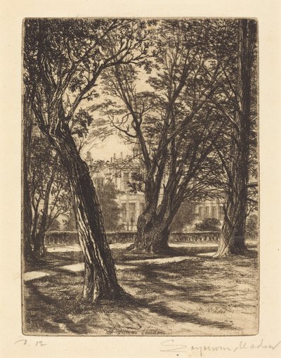 Kensington Gardens (die kleine Platte) von Francis Seymour Haden