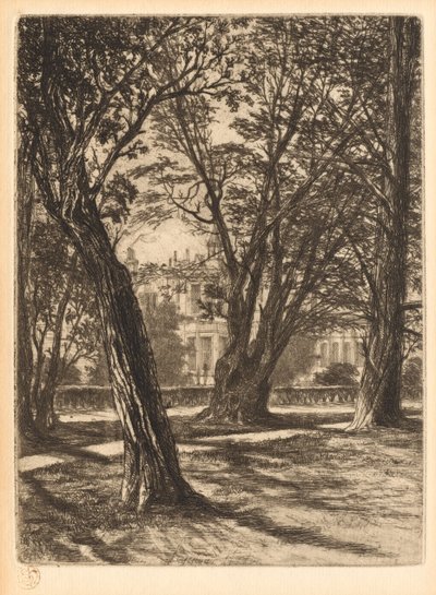 Kensington Gardens, Nr. 1 Kleine Platte, 1859 von Francis Seymour Haden