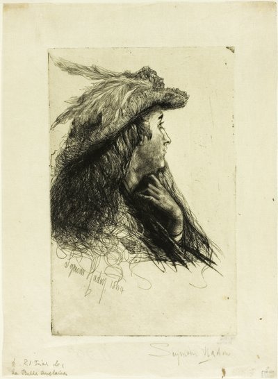 Die schöne Engländerin von Francis Seymour Haden