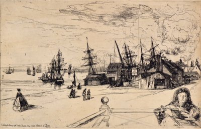 Yacht Tavern, Erith von Francis Seymour Haden