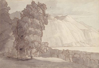 Landschaft (Genfersee) von Francis Towne