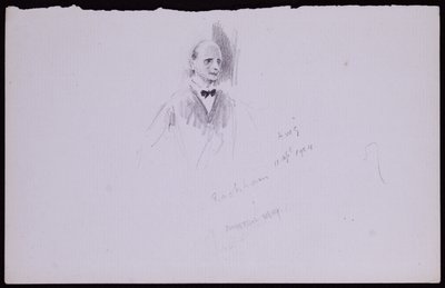 Porträt von Arthur Rackham von Francis Wilfred Lawson