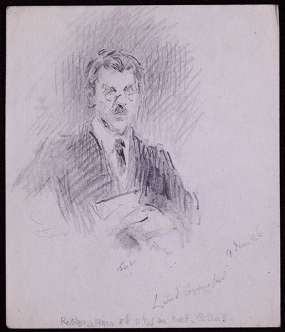 Porträt des Earl of Crawford & Balcarres von Francis Wilfred Lawson