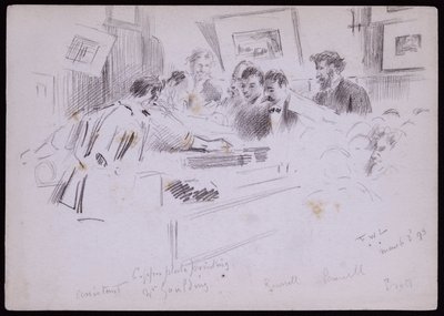 Porträt von F. Demonstration Goulding von Francis Wilfred Lawson