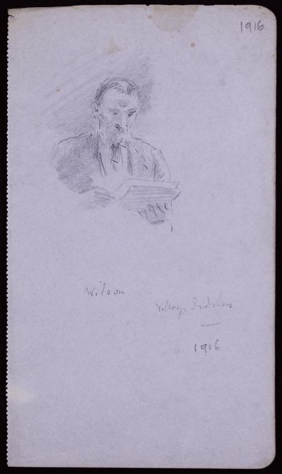 Porträt von Henry Wilson von Francis Wilfred Lawson