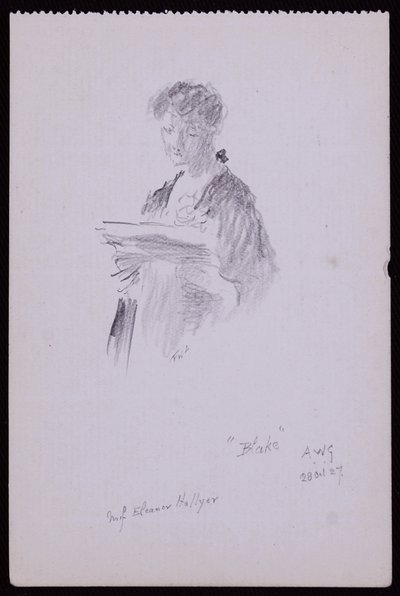 Porträt von Miss Eleanor Hellyer von Francis Wilfred Lawson