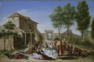 Im Feld, um 1784-85 von Francisco Bayeu y Subias