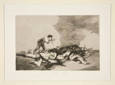 Para eso habeis nacido (Dafür seid ihr geboren), pl. 12 aus Los desastres de la guerra (Die Schrecken des Krieges) von Francisco de Goya