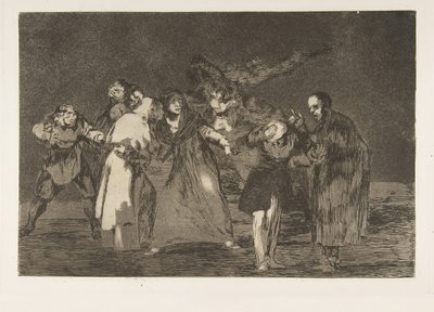 Tafel 16 aus den Disparates: Wunden heilen schneller als hastige Worte, ca. 1816-23 veröffentlicht 1864 von Francisco de Goya