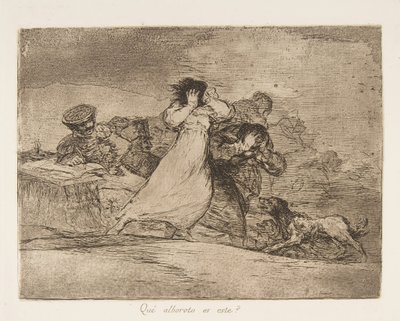 Tafel 65 aus Die Schrecken des Krieges, nach 1814-15 veröffentlicht 1863 von Francisco de Goya