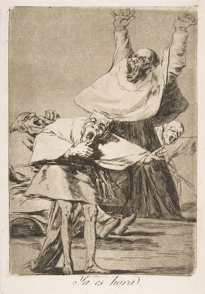 Tafel 80 aus Los Caprichos: Es ist Zeit Ya es hora von Francisco de Goya
