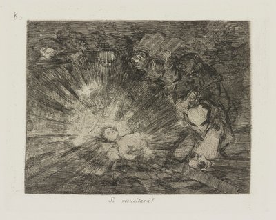 Si resucitará?, Platte 80 aus der Serie Los desastres de la guerra von Francisco de Goya