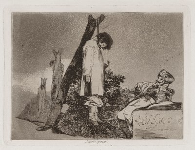 Tampoco, Platte 36 aus Los desastres de la guerra von Francisco de Goya