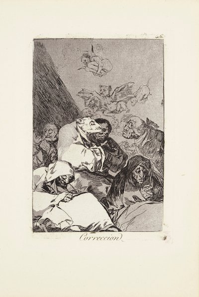 Korrektur (Correccion) Platte 46 aus: Los Caprichos von Francisco Jose de Goya y Lucientes