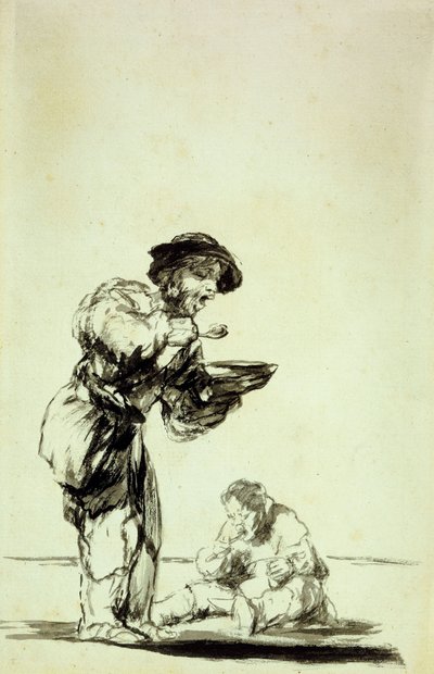 Enden diejenigen, die der Arbeit entkommen, so? von Francisco de Goya