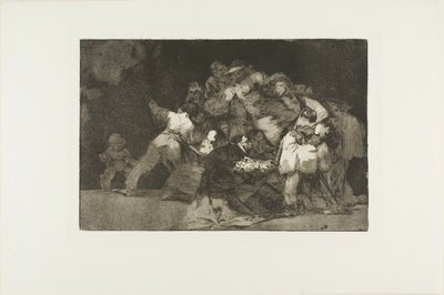 Allgemeine Torheit, Platte neun aus Die Sprichwörter von Francisco Jose de Goya y Lucientes