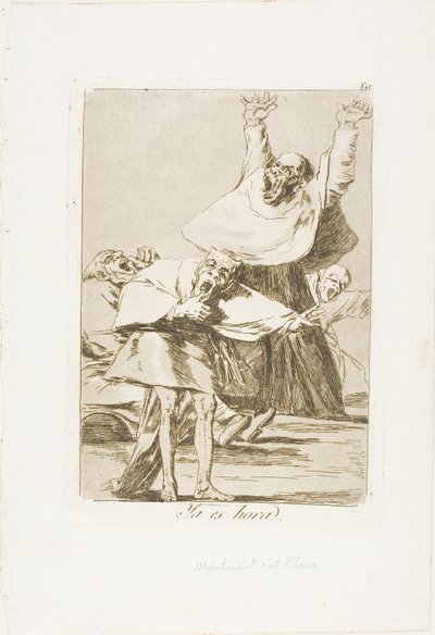 Es ist Zeit, Platte 80 aus Los Caprichos von Francisco Jose de Goya y Lucientes