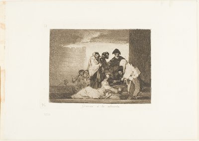 Dank an die Hirse, Platte 51 aus Die Schrecken des Krieges von Francisco Jose de Goya y Lucientes