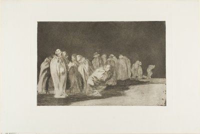 Es gibt etwas unter dem Sackleinen, d.h. man kann einen Mann nicht nach seiner Kleidung beurteilen, Platte acht aus Los Proverbios von Francisco Jose de Goya y Lucientes