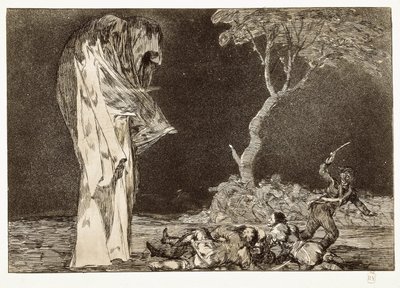 Tafel 2 in "Disparates" von Francisco de Goya