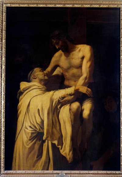 Christus nimmt den Heiligen Bernhard von Clairvaux in seine Arme von Francisco Ribalta