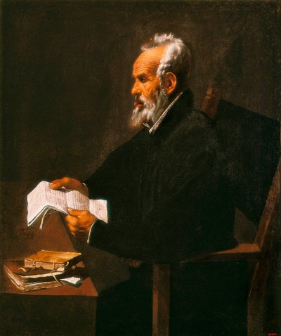 Darstellung von Raymond Lulle, katalanisch Ramon Llull, spanisch Raimundo Lulio (Lullo) (Lull) Philosoph, Theologe und Dichter Katalanisch (1235-1315), ca. 1618 von Francisco Ribalta