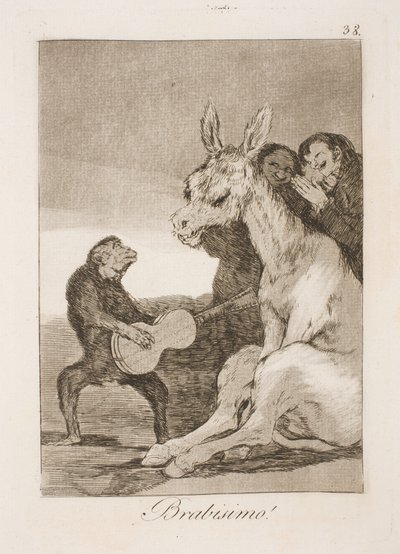 Bravissimo (Karl IV und Godoy) von Francisco de Goya