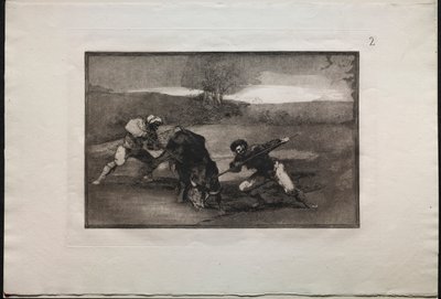 Stierkämpfe: Eine andere Art der Jagd zu Fuß, 1876 von Francisco de Goya