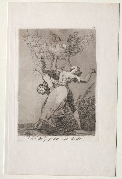 Caprichos: Kann uns niemand losbinden? von Francisco de Goya