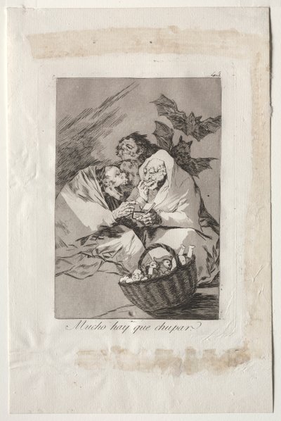Caprichos: Es gibt viel zu saugen von Francisco de Goya