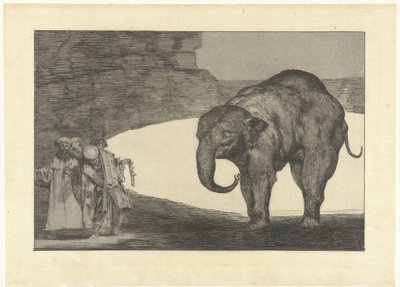 Torheit des Tieres von Francisco de Goya