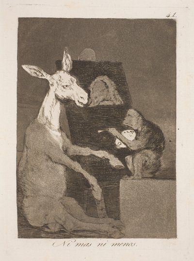 Weder mehr noch weniger von Francisco de Goya