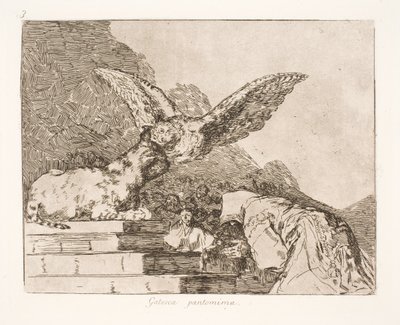 Kattepantomine (73) von Francisco de Goya