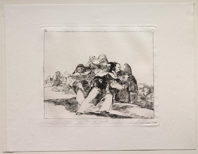 Die Schrecken des Krieges: Alles ist auf den Kopf gestellt von Francisco de Goya