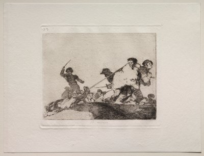Die Schrecken des Krieges: Er hat es verdient von Francisco de Goya