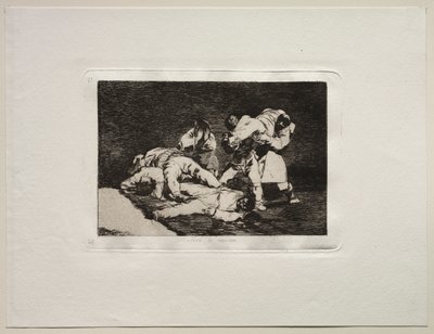 Die Schrecken des Krieges: Es wird dasselbe sein von Francisco de Goya