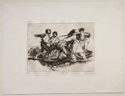 Die Schrecken des Krieges: Zu Recht oder Unrecht von Francisco de Goya