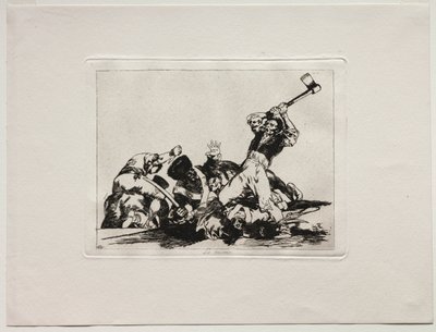 Die Schrecken des Krieges: Dasselbe von Francisco de Goya
