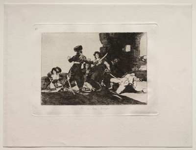 Die Schrecken des Krieges: Jetzt ist keine Zeit mehr von Francisco de Goya
