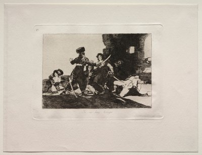 Die Schrecken des Krieges: Jetzt ist keine Zeit mehr von Francisco de Goya