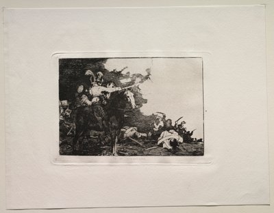 Die Schrecken des Krieges: Sie sind sich nicht einig von Francisco de Goya
