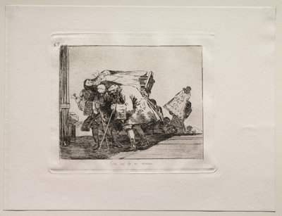 Die Schrecken des Krieges: Dies ist nicht weniger so von Francisco de Goya